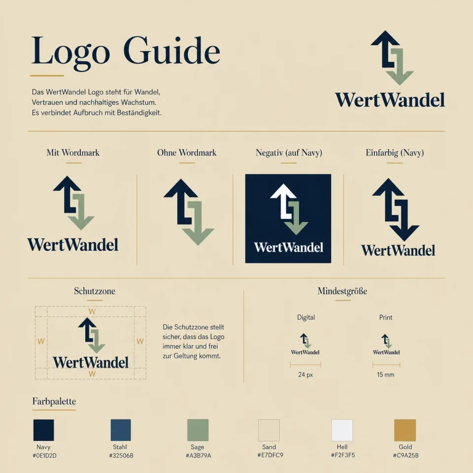 Der WertWandel Logo Guide