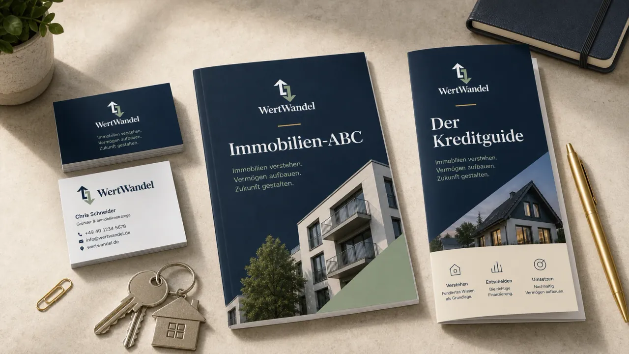Von Social bis Print — Visitenkarte, Immobilien-ABC & Kreditguide.