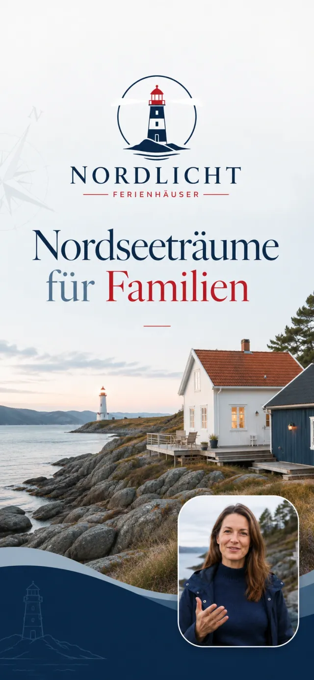 Reel für Nordlicht Ferienhäuser im ferdi-Look